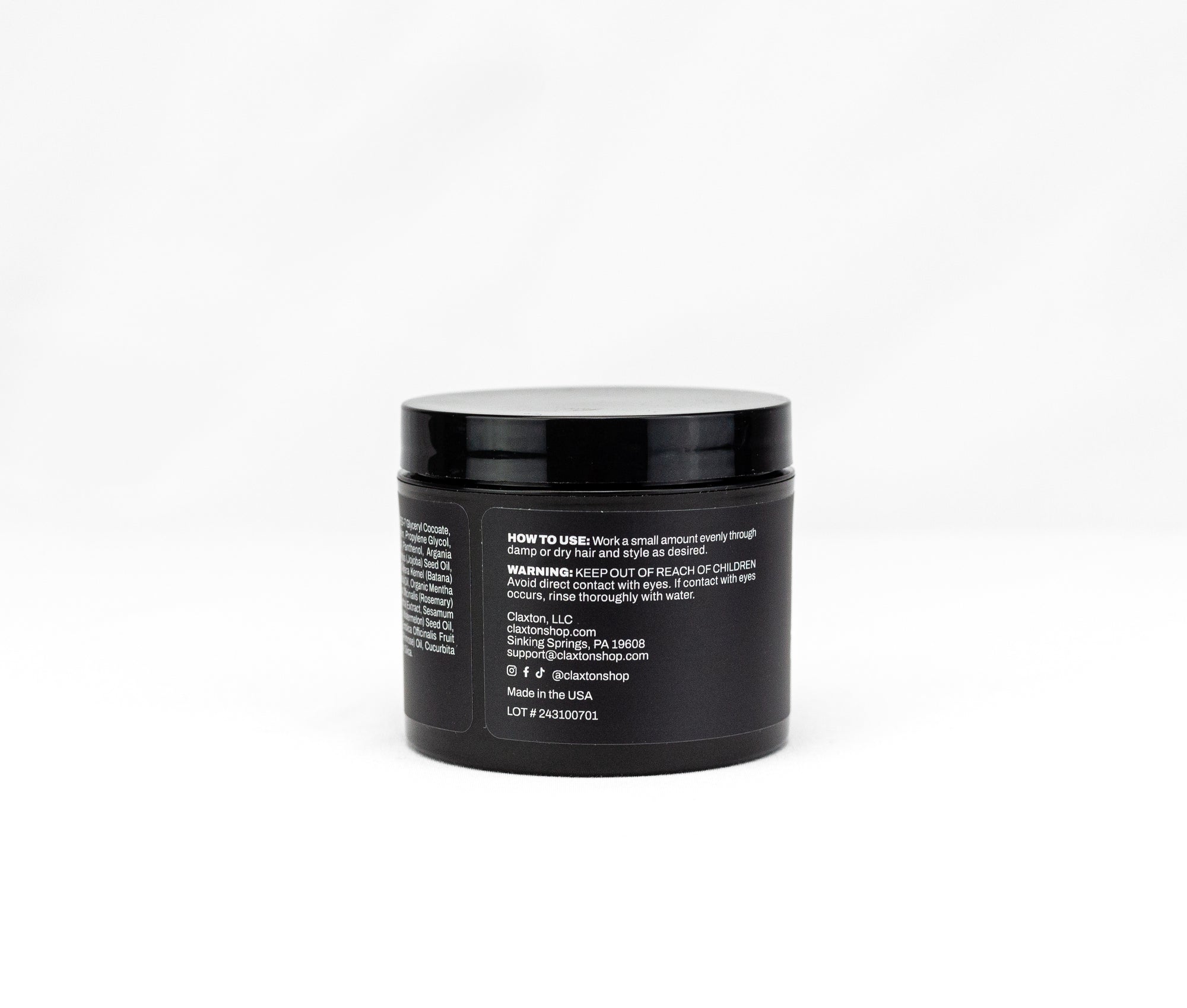 Strong Hold Hair Pomade